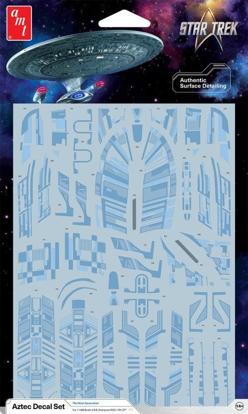 Model Kit Accesories - Enterprise NCC-1701D Aztec Decal Next Ge