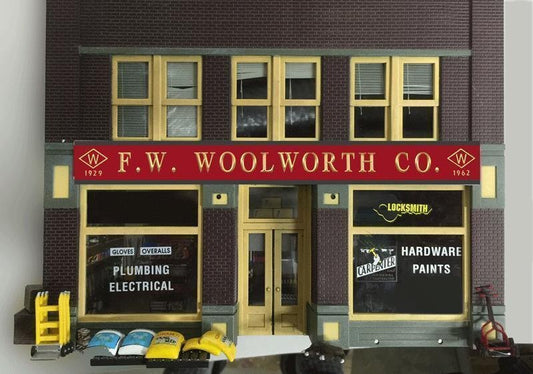 Miller Eng. - Ho/N F.W.Woolworth Sign