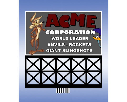 Miller Eng. - N/HO ACME Wile E. Coyote Sign