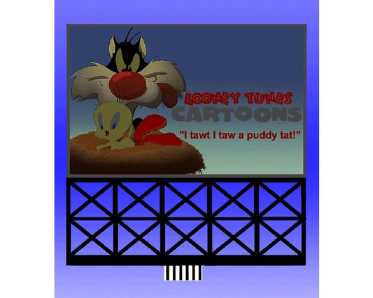 Miller Eng. - N/HO Looney Tunes Billboard