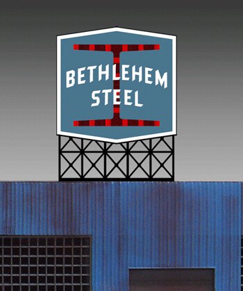 Miller Eng. - N Bethlehem Steel Billboard