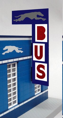 Miller Eng. - O Bus Station Sign Lg