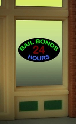 Miller Eng. - O/Ho Bail Bonds Window Sign
