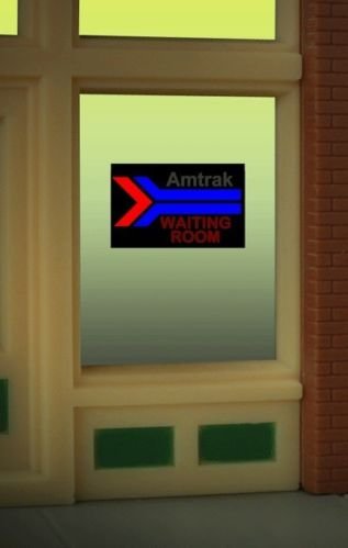 Miller Eng. - O/Ho Amtrak Window Sign