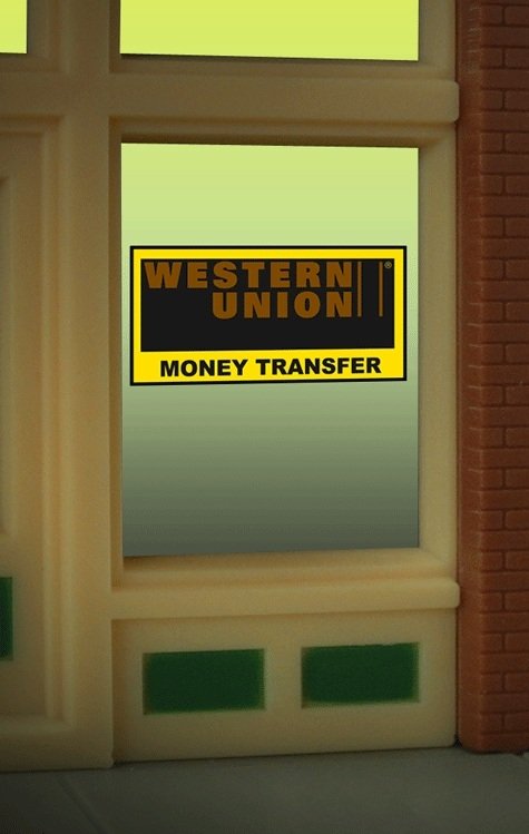 Miller Eng. - O/Ho Western Union Window Sign