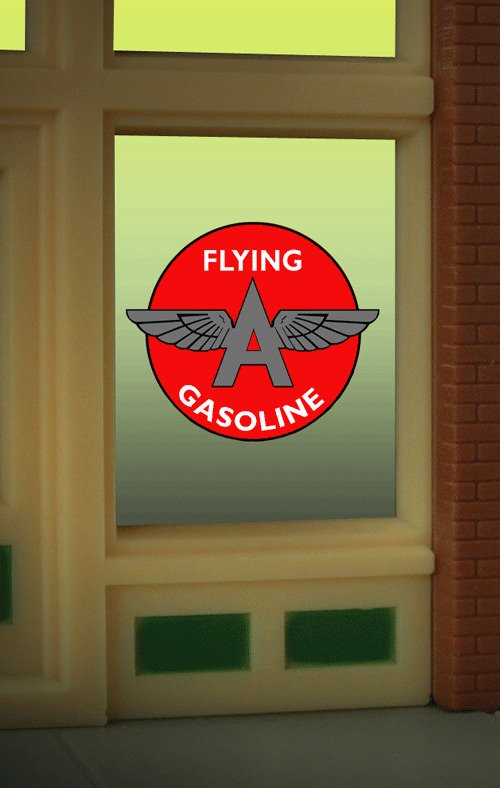 Miller Eng. - O/Ho Flying 'A' Gas Window Sgn