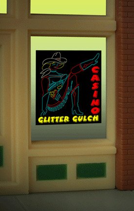 Miller Eng. - Ho/O Glitter Gulch Casino Sign