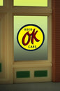 Miller Eng. - Ho/O Ok Used Cars Window Sign