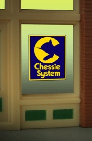 Miller Eng. - Ho/O Chessie System Windo Sign