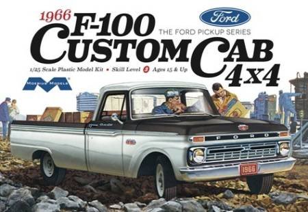 Moebius - '66 Ford F100 Custom Cab 4x4 1:25