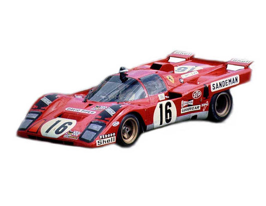 Tameo - FERRARI 512 M 24 Hours Le Mans 1971 1:43 Scale White Metal Kit