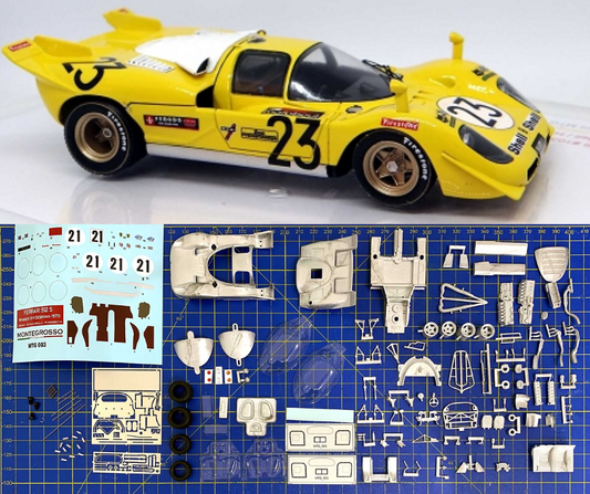 Tameo - FERRARI 512 S 1000Km SPA 1970 Derek Bell Hugues de Fierlant 1:43 Scale Kit