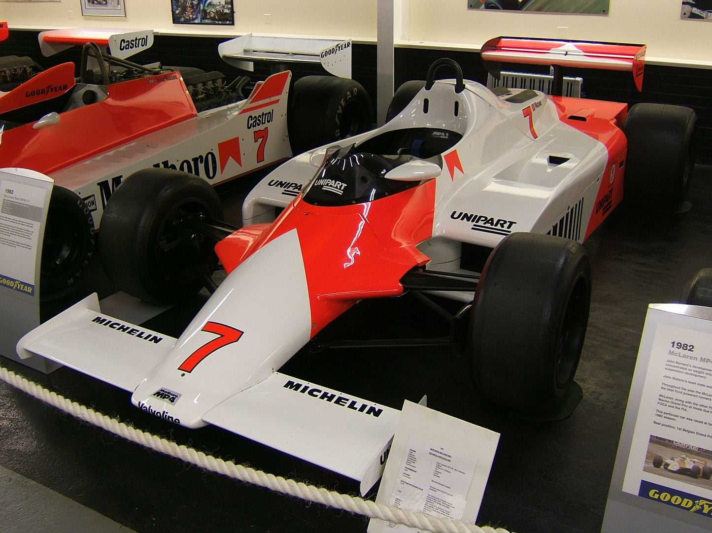 Tameo - Kit CPK004 McLaren MP4/1C Ford - 1983 U.S.A. West Grand Prix - White Metal Car Kit - Scale 1:43, Made in Italy
