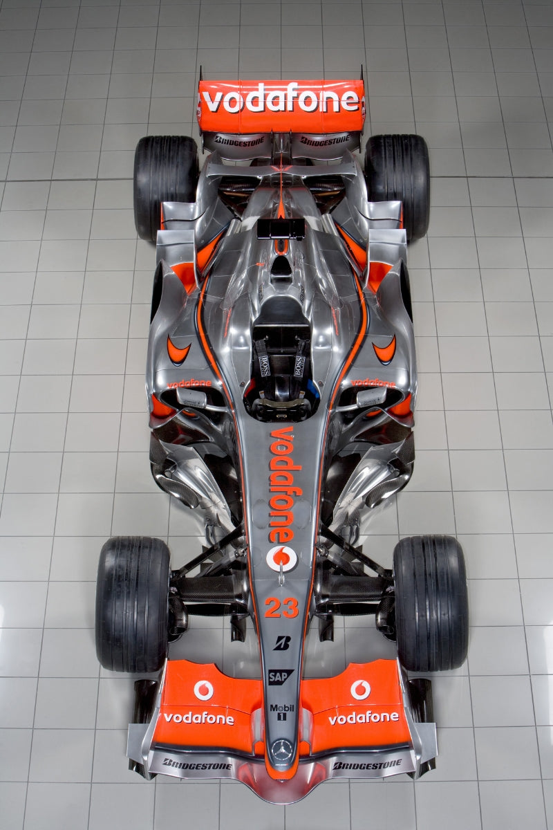 Tameo - SLK062 McLaren MP4/23 Mercedes - 2008 - White Metal Car Kit - Scale 1:43, Made in Italy