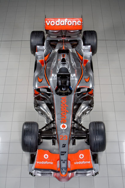 Tameo - SLK062 McLaren MP4/23 Mercedes - 2008 - White Metal Car Kit - Scale 1:43, Made in Italy