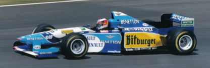 Tameo - TMK200 Bennetton B-195 Renault - 1995 - White Metal Car Kit - Scale 1:43, Made in Italy