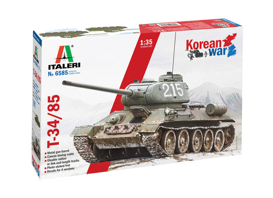 Italeri - T-34/85 Korean War 1:35 Scale