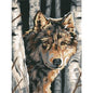 Paint Works - Wolf Among Birches
