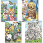 Paint Works - Friendly Animals Pencil by Number 4 pk