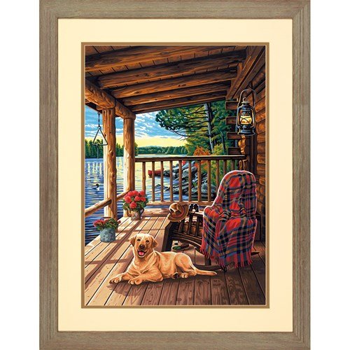 Paint Works - Log Cabin Porch PBN 14x20