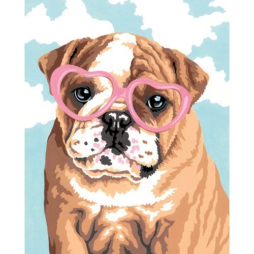 Paint Works - Dog Love 8 X 10