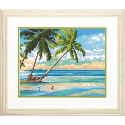 Paint Works - Tropical View PBN 14x11