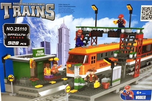 Rr Conveyance Train - Passenger Train & Station 792p Puzzle