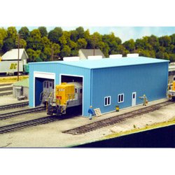 Rix - Ho Modern Engine House 2-4 Dr