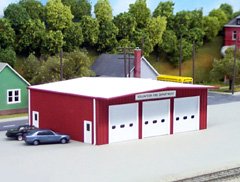 Rix - Ho Fire Station Red