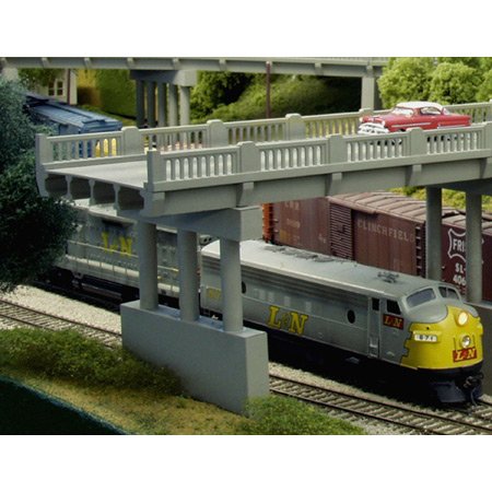 Rix - Ho Early 50'Hiway Overpass W/p