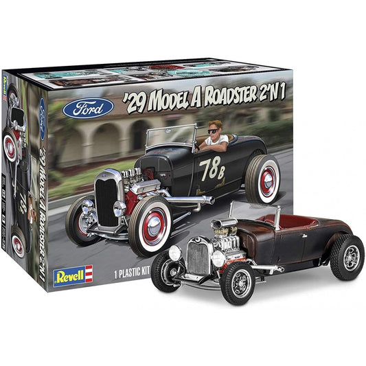 Revell - 1929 Ford Model A Roadster 2'n1 1:25 Scale