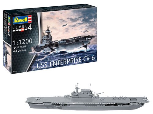 Revell - USS Enterprise CV-6 1:1200