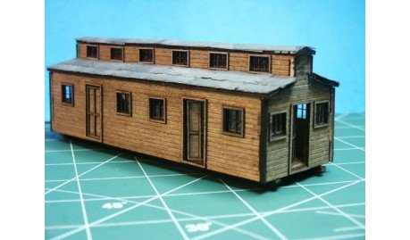 Rs Laser - Ho Logging Bunk House Car