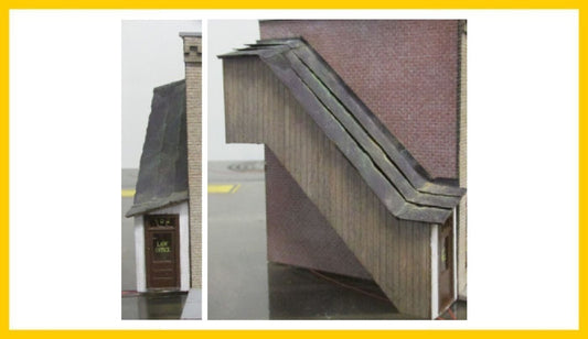 Rs Laser - HO Enclosed two story stairwel