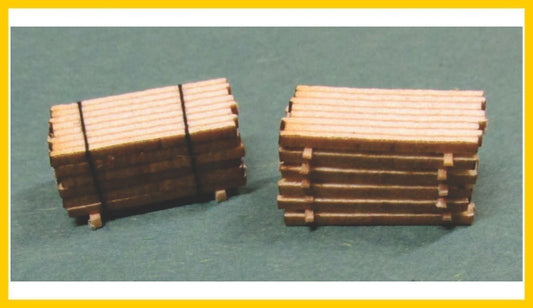 Rs Laser - HO Lumber Stacks 8'