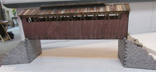 Rs Laser - N 100' Covered Bridge w/abutments