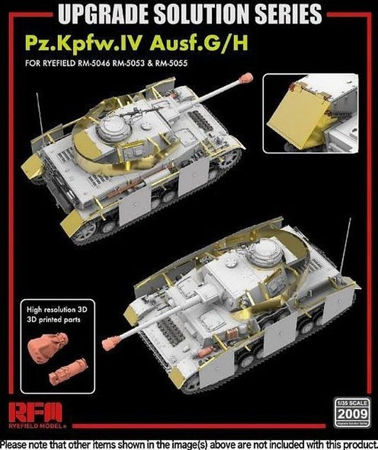 Ryefield - Upgrade Set for 5053/5055 Pz.IV 1:35