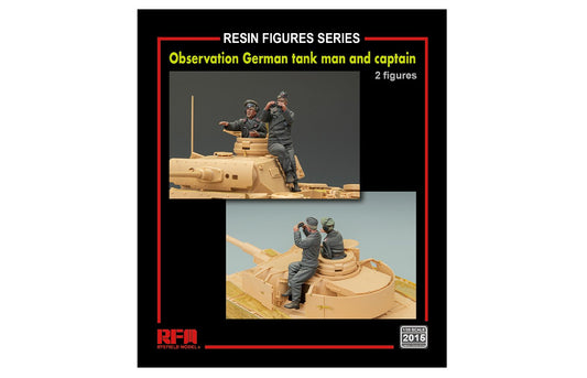 Ryefield - German Panzer Commander + Crew Resn 1:35