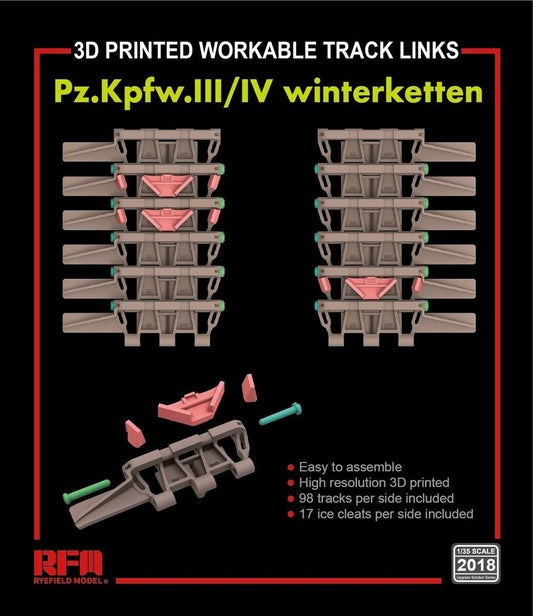 Ryefield - Workable Track Links Pz.III/IV 1:35