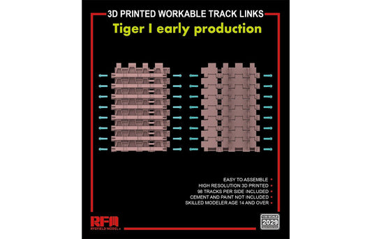 Ryefield - 3D Printed Workable Tracks Tiger I early