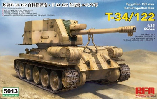 Ryefield - T-34/122 Egyptian 1:35