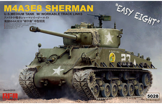 Ryefield - M4A3E8 Sherman W/Workable Tracks 1:35