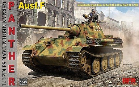 Ryefield - Panther Ausf.F w/workable track 1:35