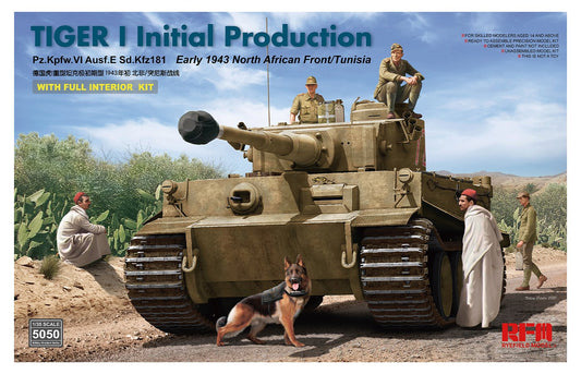 Ryefield - Tiger I Initial Prod 1943 w/full int 1:3
