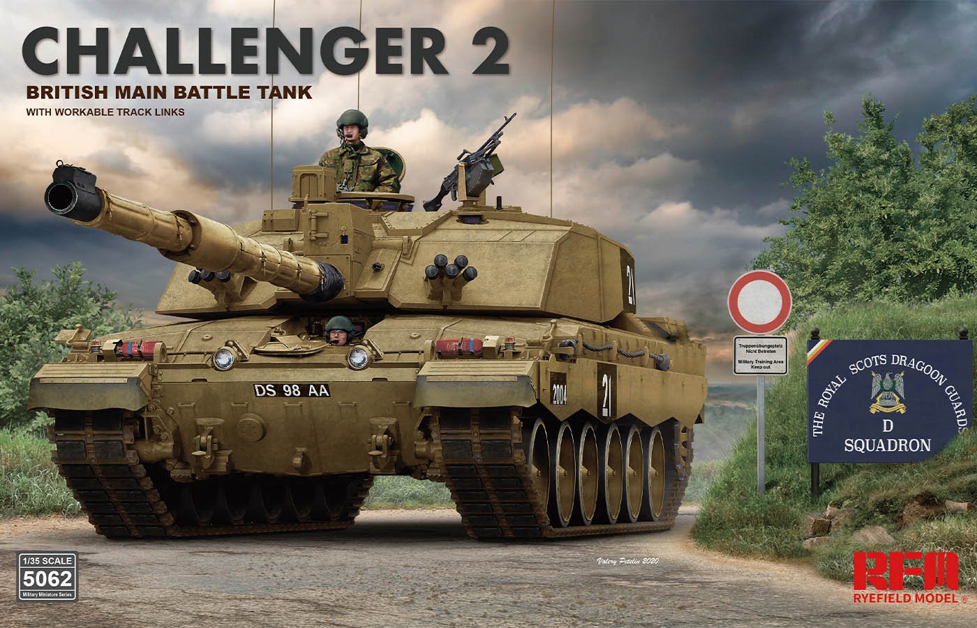 Ryefield - British MBT Challenger 2 w/working 1:35
