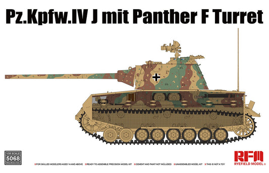 Ryefield - Pz.Kpfw.IV J mit Panther F Turret 1:35