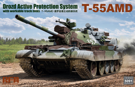 Ryefield - T-55 AMD Drozd Active Protection 1:35