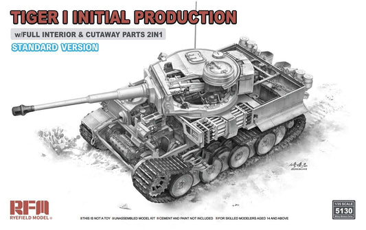 Ryefield - Tiger I Initial Prod 1943 w/int 1:35