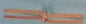 Corel - CO52 Rudder Hinges for 8mm thick wood - copper with 4 nail holes per hinge