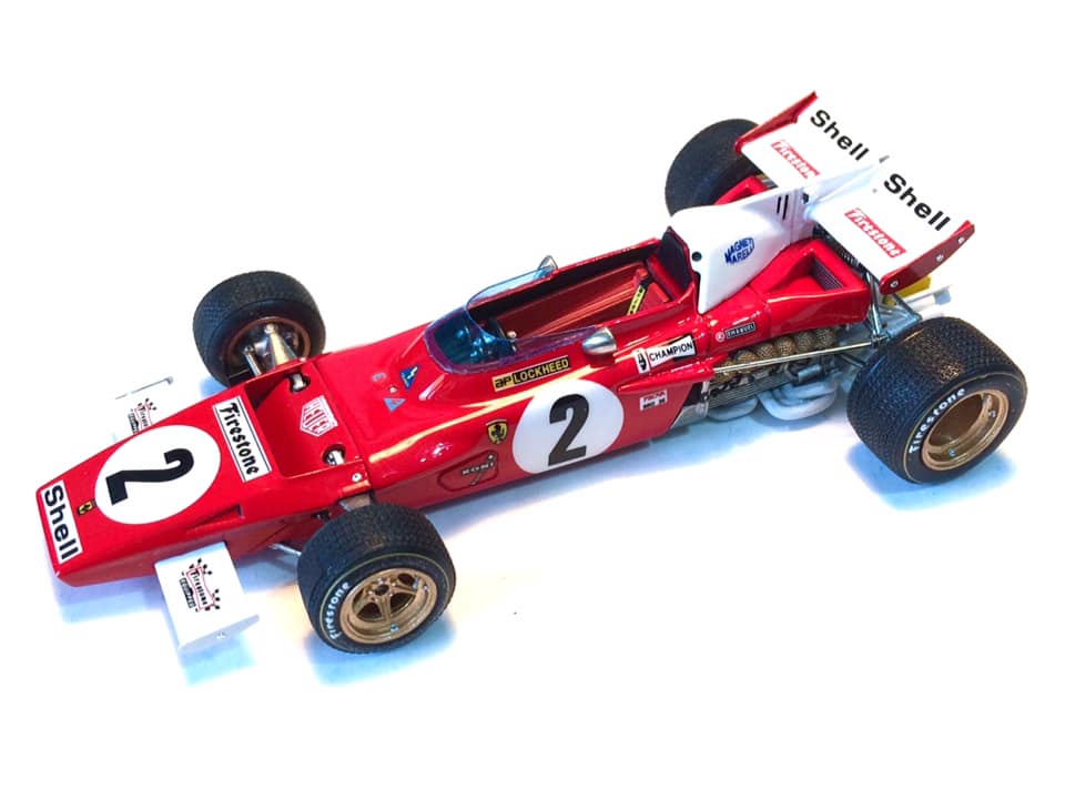 Tameo - SLK116 Ferrari 312B2 - 1971 - White Metal Car Kit - Scale 1:43, Made in Italy